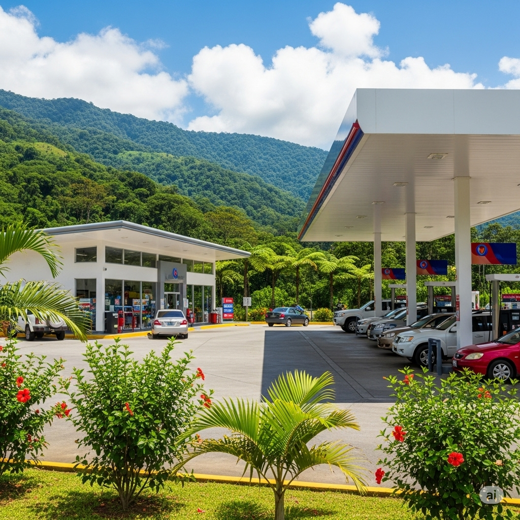 Estación de Servicio moderna y tecnológica